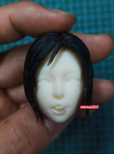 1:6 Detective Girl Tongue Out Head Sculpt Carved  For 12'' Female Figure Body - Picture 1 of 6