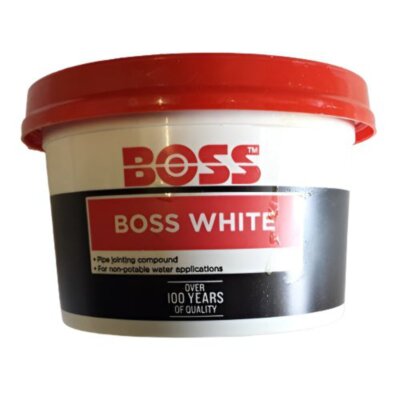 Boss White - 400g - Rohrverbindungsmasse