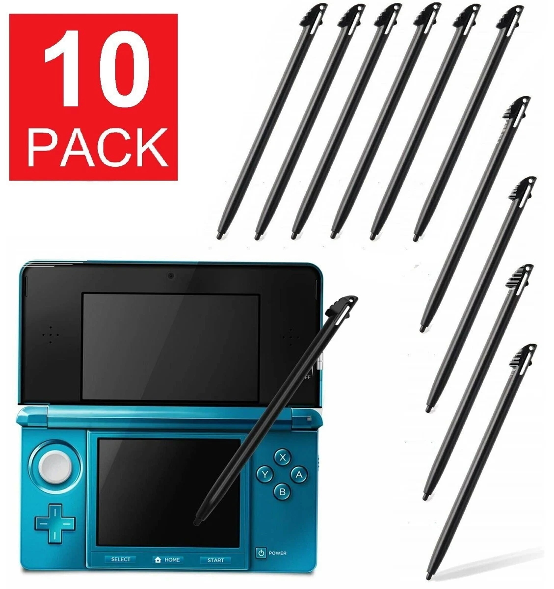 10 Pack Stylus LCD Touch Screen Pen For Nintendo 3DS XL 3DS LL