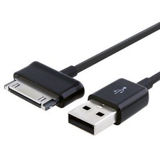 Cable cargador USB de 2 piezas para Samsung Galaxy Tab 10.1 P7500 P5100 P3100 P6200 N8000