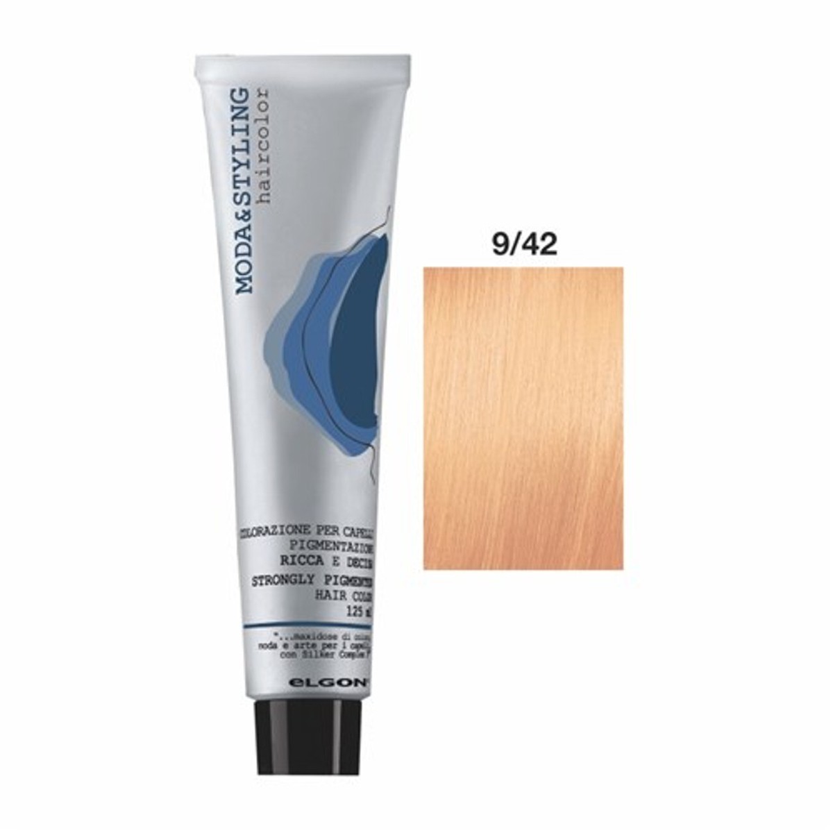 Elgon Moda & Styling Permanente Haarfarbe – Hypoallergen, 125 Ml, Farbton 10/71, Mit Lanolin-Basis