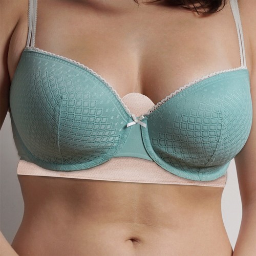 More of Me to Love Organic Cotton Bra Liner 4-Pack (White, Pink, Gray, Beige) - 第 32/55 張圖片