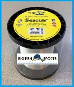Seaguar 06VZ1000 Invizx 1 Fluorocarbon 1000 Yard Fishing Line 6-Pound