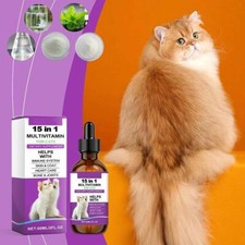 15-in-1 Cat Vitamins and Supplements Liquid Drops- S4K5