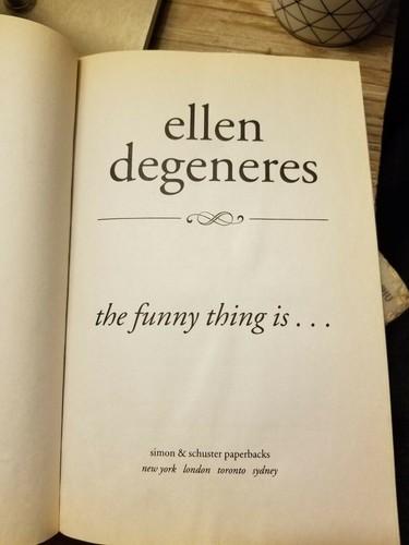 Seriously I'm Kidding & The Funny Thing Is by Ellen Degeneres 2 Bk Combo GC!! - Picture 6 of 10