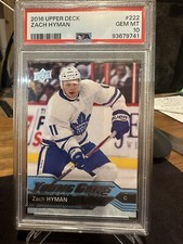 2016-17 Upper Deck Young Guns #222 Zach Hyman Rookie RC PSA 10 GEM MT