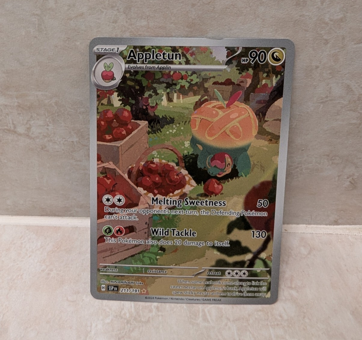 Appletun 211/191 Pokemon Card Surging Sparks