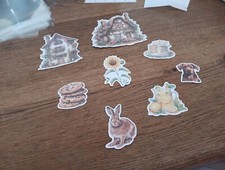 6X PAPER DIE CUTS FOR SCRAPBOOKING/JOURNALS MIXED PD187 