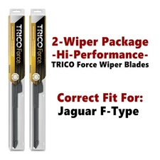 Hi-Performance 2-pk Wipers fits 2014+ Jaguar F-Type - 25220/210