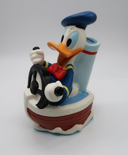 Donald Duck Just Toys Inc. Sammlerstück Walt Disney Coin Bank Gummi mit Stopper - Bild 2 von 9