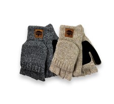 Buffalo Outdoors Workwear Unisex Fingerless Knit Glove
