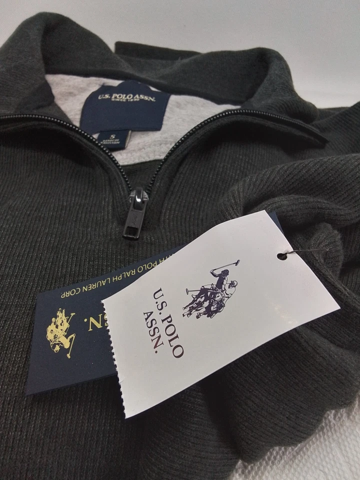 Pulôver com zíper 3 da U.S. Polo Association. - Imagem 2 de 4