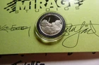 1/4 OZ TEENAGE NINJA TURTLES 1990 VINTAGE 999 SILVER COIN CASE COA RARE 5N3A