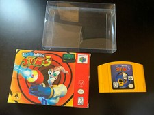 Earthworm Jim 3D (Nintendo 64, 1999) with Box, Authentic & Tested