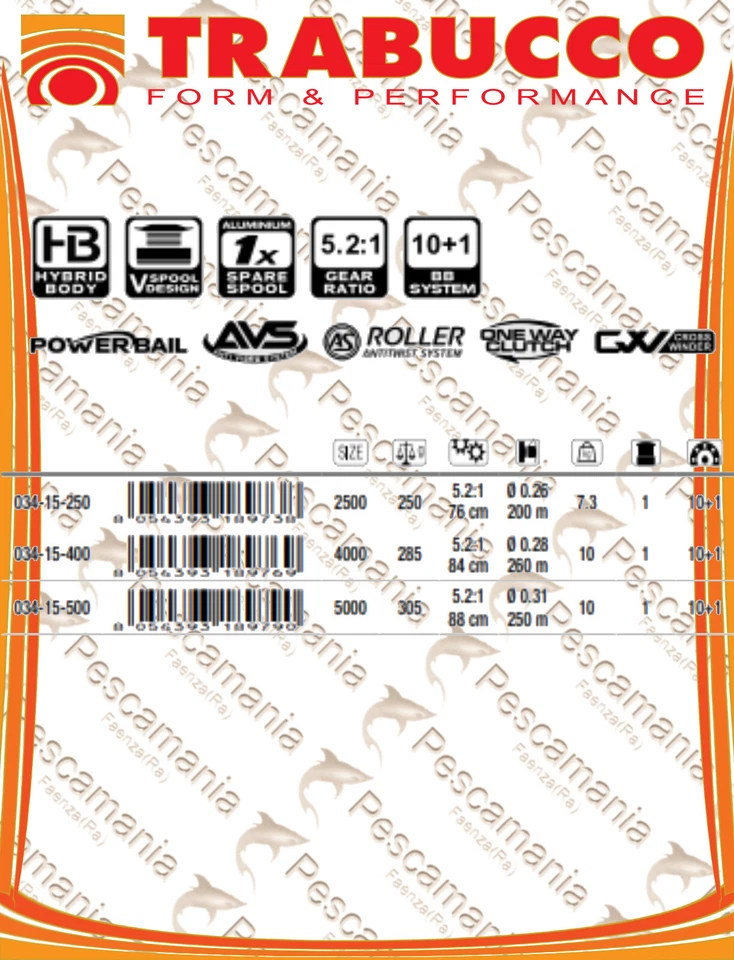 Mulinello Trabucco INVICTUS XT 2500 match fishing feeder ledgering - Immagine 2 di 4