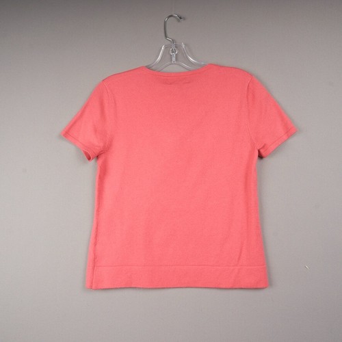 JONES NEW YORK Sweater Set Womens PM Cardigan Shell Twin Set Coral Silk Cashmere - Picture 5 of 19