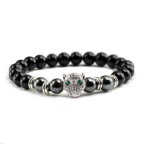 12 Style Bracelet Men Black Lava Healing Balance Beads Reiki Buddha Prayer Natur - Foto 18 di 26