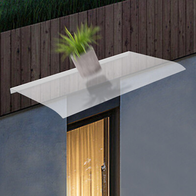Clear Rain Shelter, Window Awning Door Canopy Awning,50*120cm Awning Canopy US