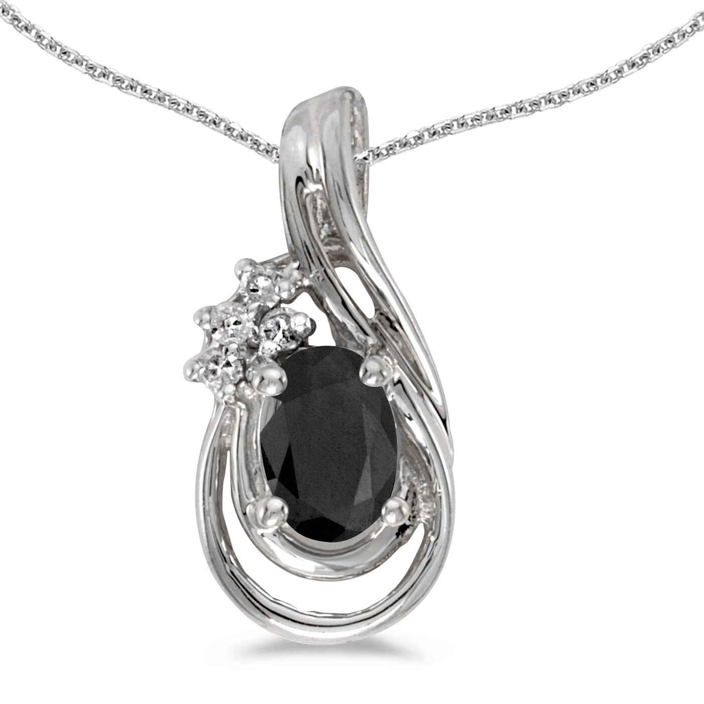 Овальный оникс Weigold LXR 10k с бриллиантами в форме капли 039 карата 81690₽