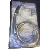Shower Sprayer with 5 Ft Hose and Mount Chrome Construction Free Shipping