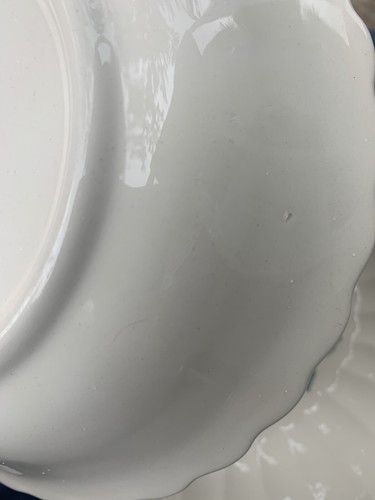 Vtg American Limoges Grey Blossom/Gold Palladium 7 3/4" Bowls,- Set of 6 - Picture 11 of 13
