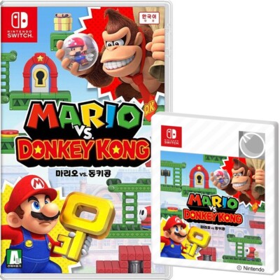 Switch Mario vs. Donkey Kong & Sliding Puzzle [Korean English Multi Language]