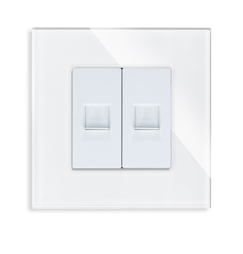 Touch Lichtschalter Steckdosen Wechselschalter Dimmer USB UP Glas LUXUS-TIME - Bild 108 von 180