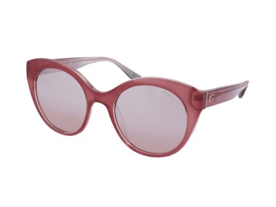 Guess Women\'s Burgundy and Gold Sunglasses Marciano by Guess Sunglasses Women Gold Square Gradient  main image 3