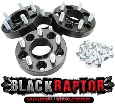 Black Raptor Jeep Wrangler JK (2007 on) 30mm Aluminium Wheel Spacers