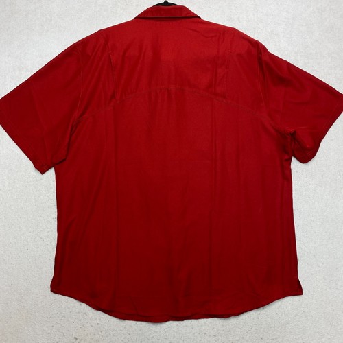 Wittentberg Tigers University Shirt Men's XL Red Short Sleeve Button Up Adidas - Picture 9 of 12