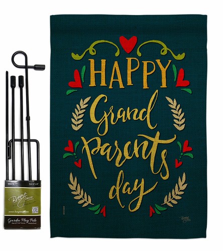 Großelterntag Garten Flagge Familie Deko klein Geschenk Hof Haus Banner - Bild 7 von 17