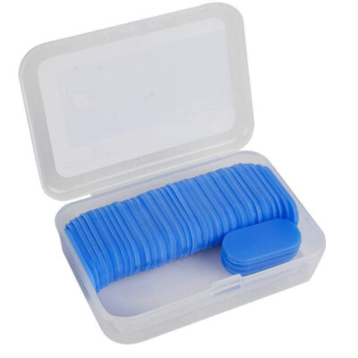 50 Pcs Dental Impression Trays Temporary Crown Thermoplastic Wax Tablet Molding
