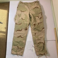 Vintage Military Camo Pants Medium Long 34x30 Desert Camo Cargo Trousers