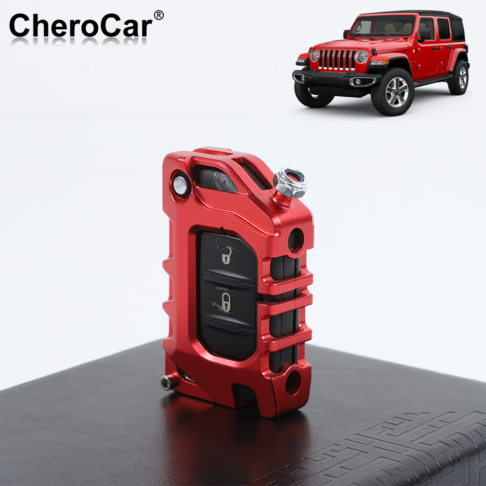 Red TPU Key Fob Cover For Jeep 2020 Gladiator JT Sahara JLU 2018-2021 Wrangler JL JLU Rubicon Accessories Shell Case Keychain Bag Price In UAE | Amazon UAE - Foto 10