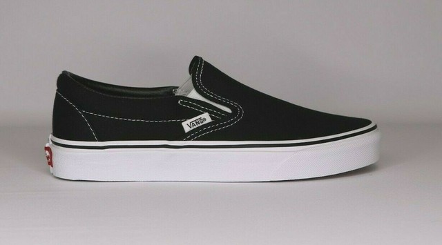 vans canvas slip ons