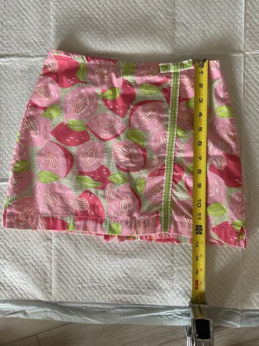 Lilly Pulitzer Girls Rhino Floral Print Skort Skirt Sz 10 White Tag Vintage - Picture 5 of 6