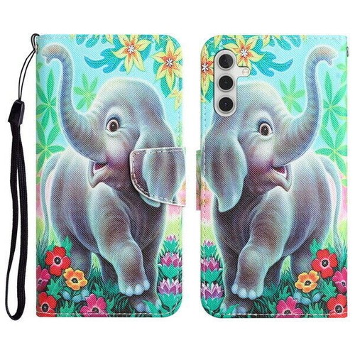 For Samsung Galaxy A05S A15 A35 5G Lovely Patterns Wallet Card Holder Flip Case - Picture 11 of 48