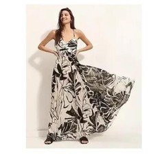 new EXPRESS sateen pleated 2025 maxi dress xs fuly lined