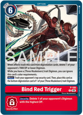 Bind Red Trigger - P-180 NM - Digimon TCG