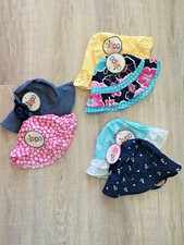 2 Circo Sun Hat Kids Yellow Blue Flower Girls Baby Toddler Swim Infant/18 Months