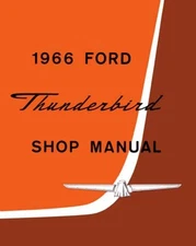 1966 Ford Thunderbird Shop Service Repair Manual