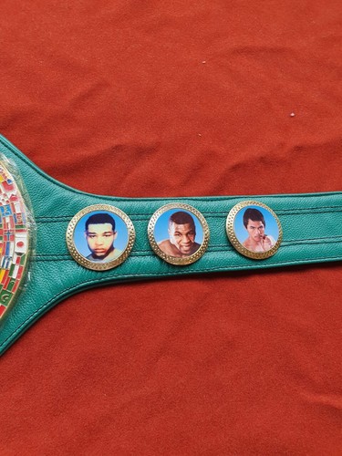 wbc boxing championship Leather Belt Adult With Back Printing High Quality Belt. - Picture 4 of 10