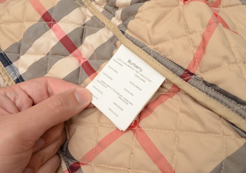 Autentico Trench Giacca Trapuntata Donna Burberry London Beige Taglia 44,~M - Foto 14 di 14