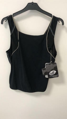 CANOTTA BRIKO DONNA SPINNING CICLISMO FITNESS BLACK | eBay