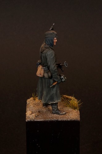 Soldato tedesco seconda guerra mondiale Eastern Front War-Pro figura costruita e dipinta scala 1/35 - Foto 5 di 7