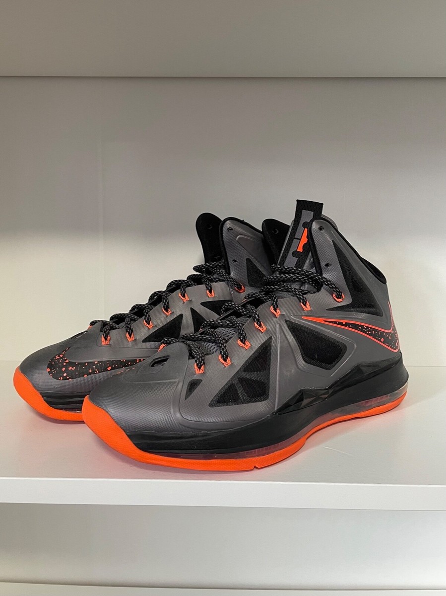 Size 11.5 - Nike LeBron 10 Lava 2012. Original Pair LeBron X  display picture 2