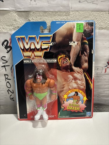 WWF The Ultimate Warrior Hasbro Wrestling Figure W...