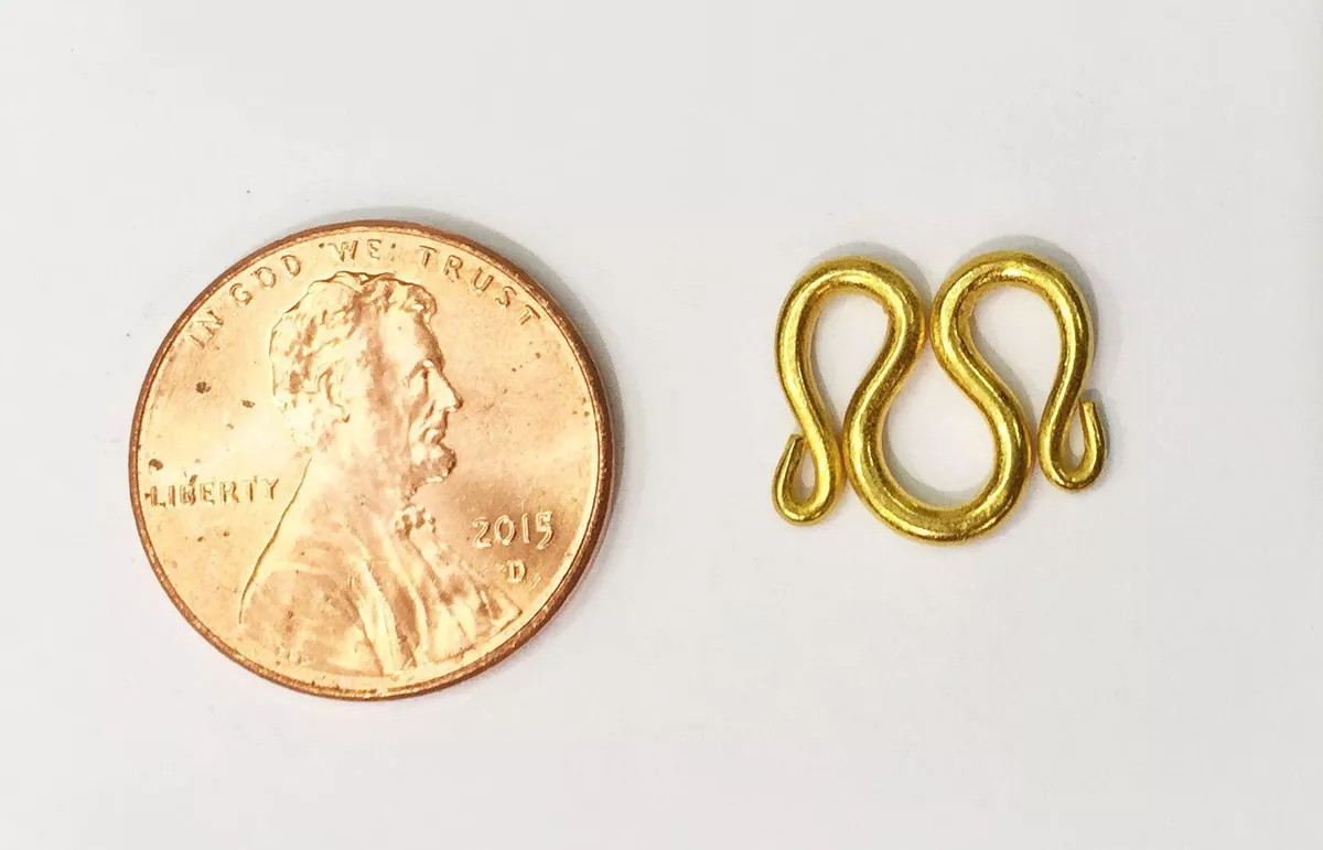 22K 22KT SOLID PURE REAL GOLD CLASP FOR 23K 24K baht NECKLACE