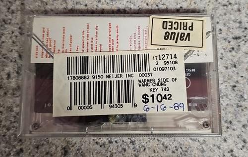 Wang Chung - The Warmer Side Of Cool Cassette SEALED w/ Hype Sticker - Picture 3 of 4