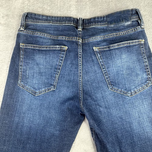 Chaps Jeans Mens 32x30 Blue Denim Relaxed Straight Casual Cotton Blend - Picture 7 of 13